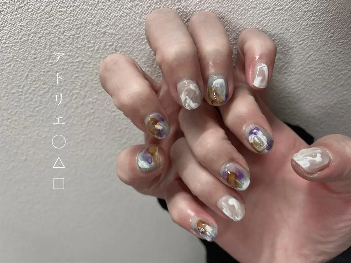 ネイル ハンドネイル アトリエ ○△□のネイルデザイン