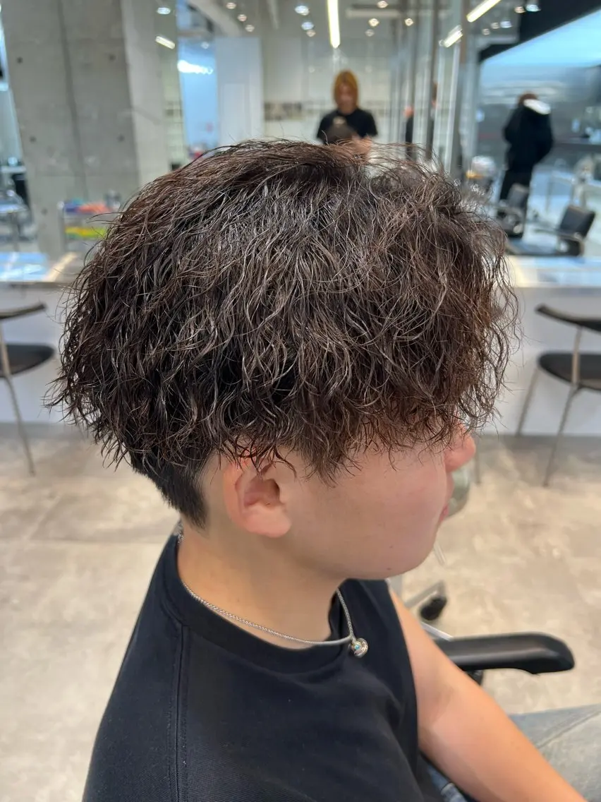 パーマ メンズ カット パーマ 川口 翔太郎（fifth）のヘアスタイル