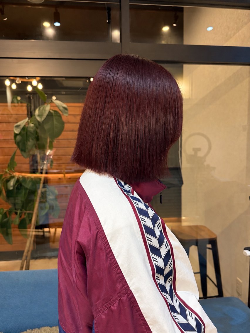 ショート ヘアカラー AYUMI/ 透明感カラー/松本のヘアスタイル