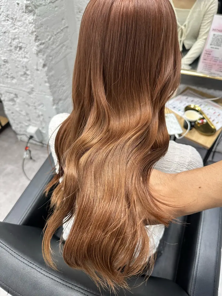 ロング カラー ヘアアレンジ ヘアカラー トリートメント 久米 治仁のヘアスタイル
