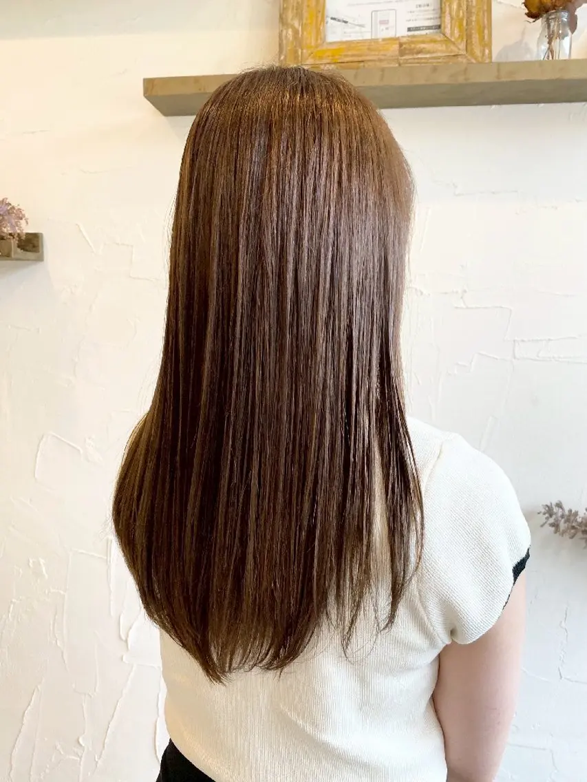 カラー ロング 吉田  彩／大人 艶髪 ／ヘッドスパのヘアスタイル