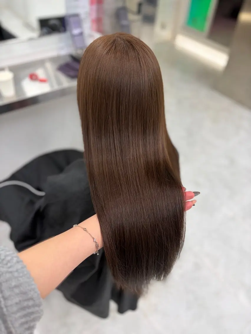 カラー ヘアカラー トリートメント ヘアセット 透明感うる艶カラー 🤍MANAMIのヘアスタイル