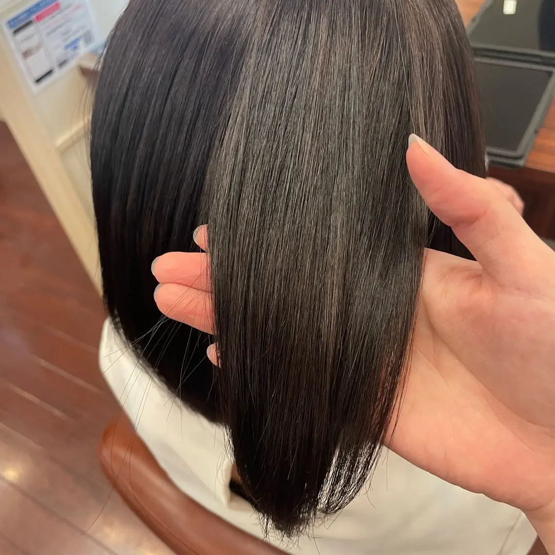 ミディアム ヘアカラー 🍓スダユキナ🍓 髪質改善水素カラーのヘアスタイル
