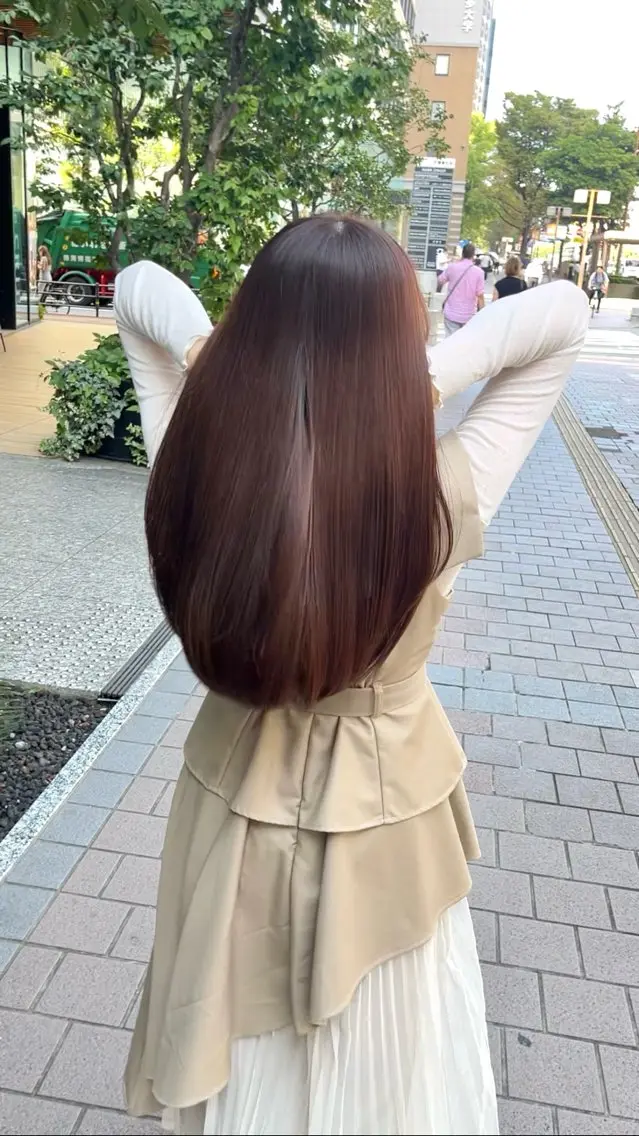 髪質改善ストレート＋髪質改善トリートメント🫧の写真