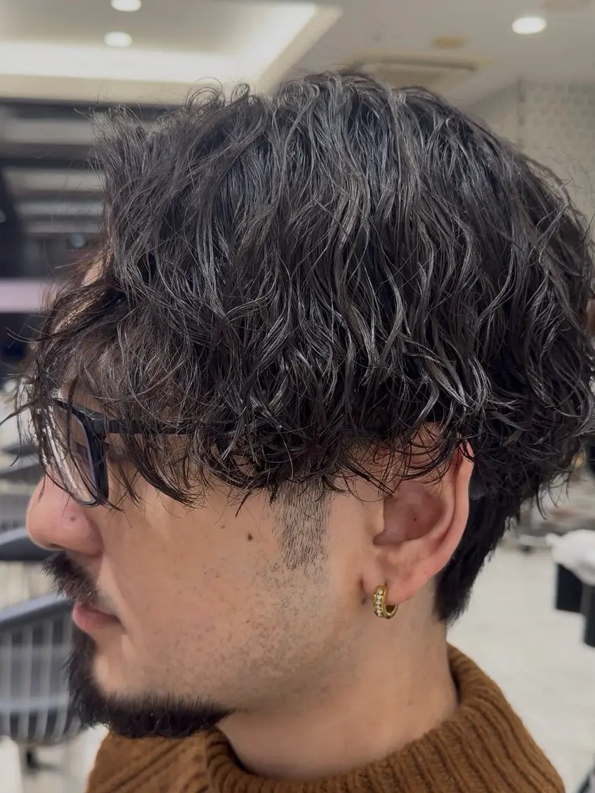 メンズ カット パーマ 💈メンズ特化/ パーマ特化ren🎸のヘアスタイル