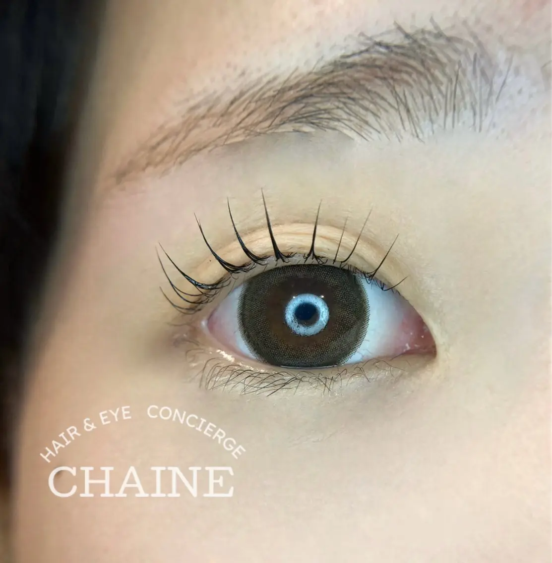 マツエク・マツパ Lカール マツパ CHAINE🫧 MIWAのマツエク・マツパデザイン