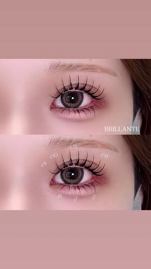 マツエク・マツパ 下まつげエクステ マツエク BRILLANTE 🎀のマツエク・マツパデザイン