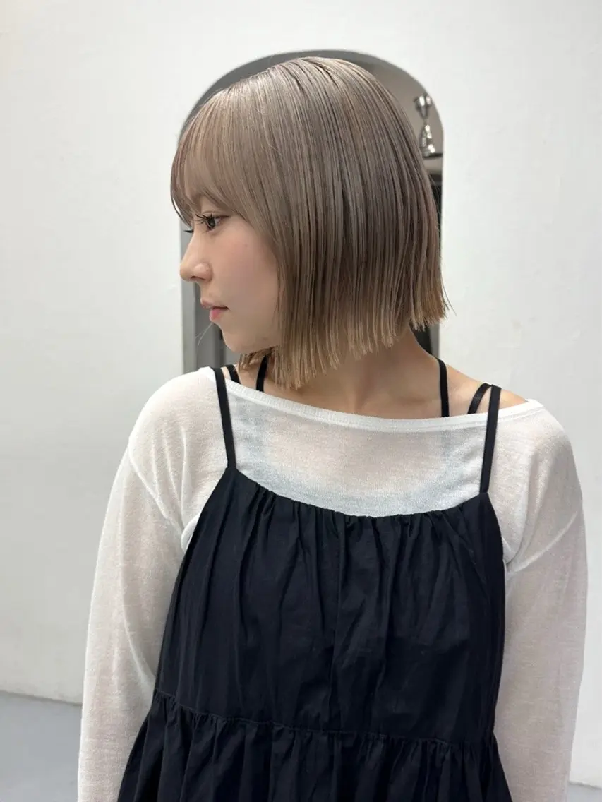 カラー 🎀可愛いボブ🎀 cashel天文館のヘアスタイル