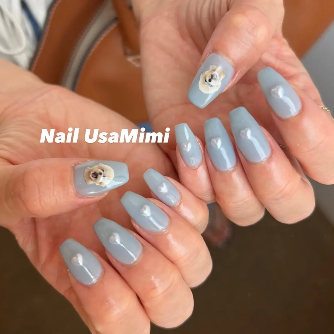 ネイル オーロラネイル フットネイル ジェルネイル 氷ネイル・うるうるネイル キラキラネイル 本町ネイルNail UsaMimiのネイルデザイン