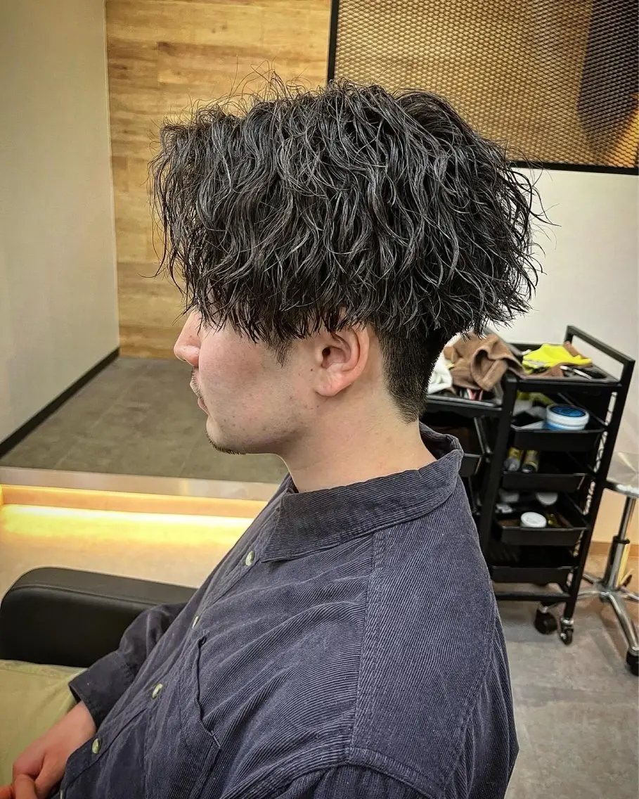 パーマ メンズ メンズパーマ 💇🏽‍♂️アヤ /メンズカット🌺のヘアスタイル