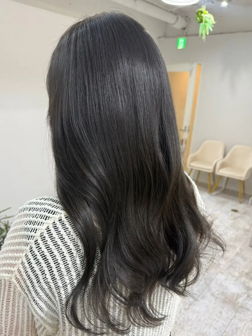 ロング カラー カット ヘアカラー トリートメント piLLon/ RYUKAのヘアスタイル