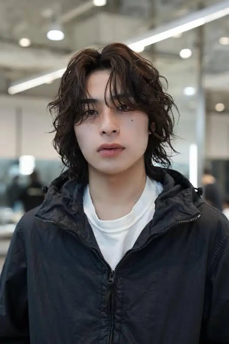 ミディアム メンズ カット パーマ メンズ似合わせ 【fifth】おうたのヘアスタイル