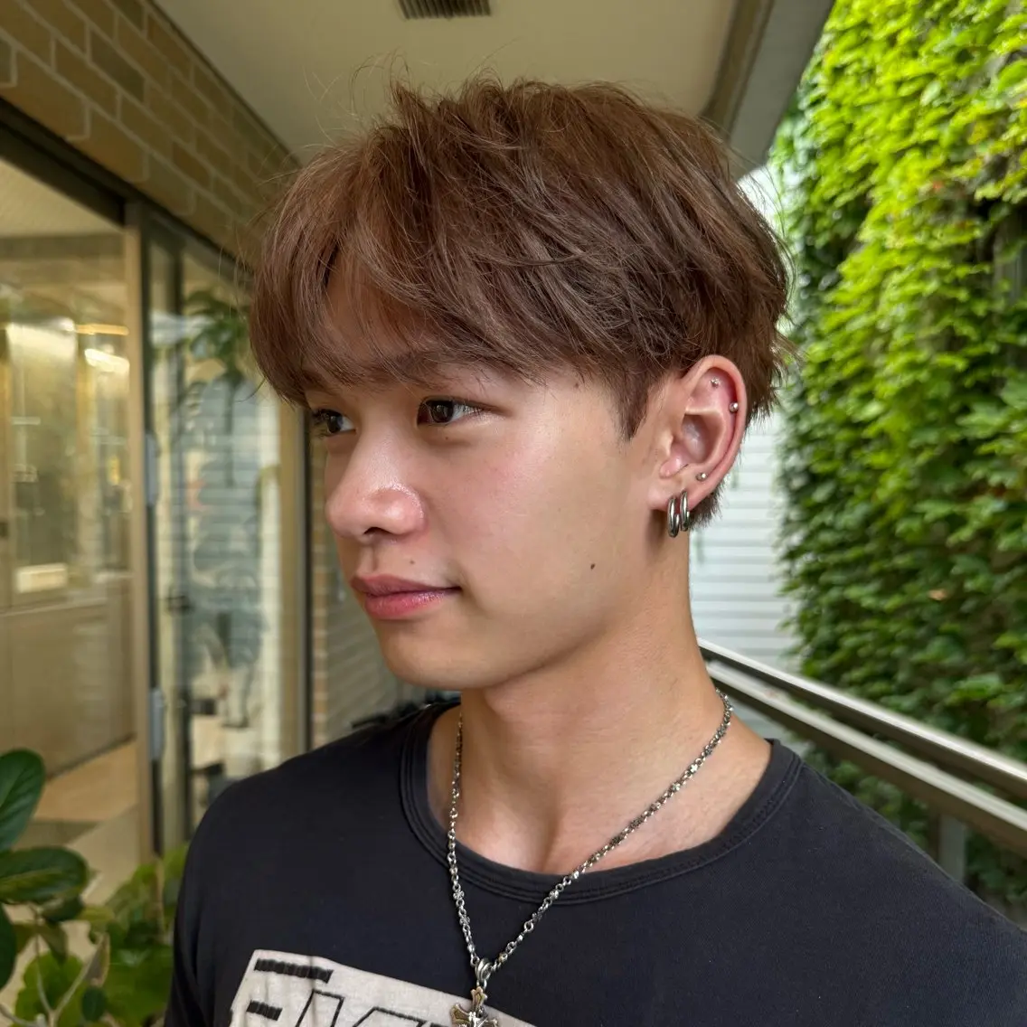【U-25】【メンズ限定🌿】ブリーチリタッチ⚡️＋カラー🔅＋Aujuaトリートメント付き🫧の写真