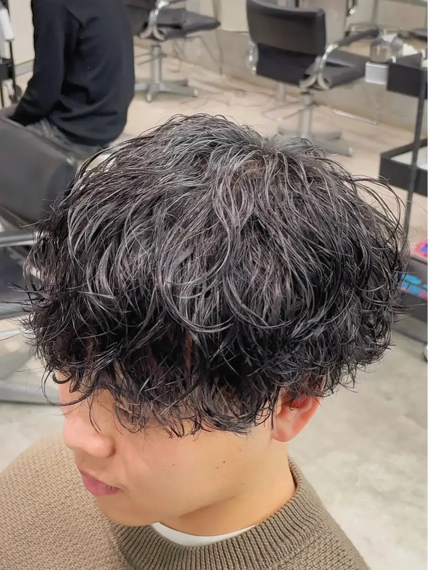 パーマ メンズ メンズパーマ カット パーマ トリートメント 🔱OVARL🔱 メンズパーマ/たいがのヘアスタイル