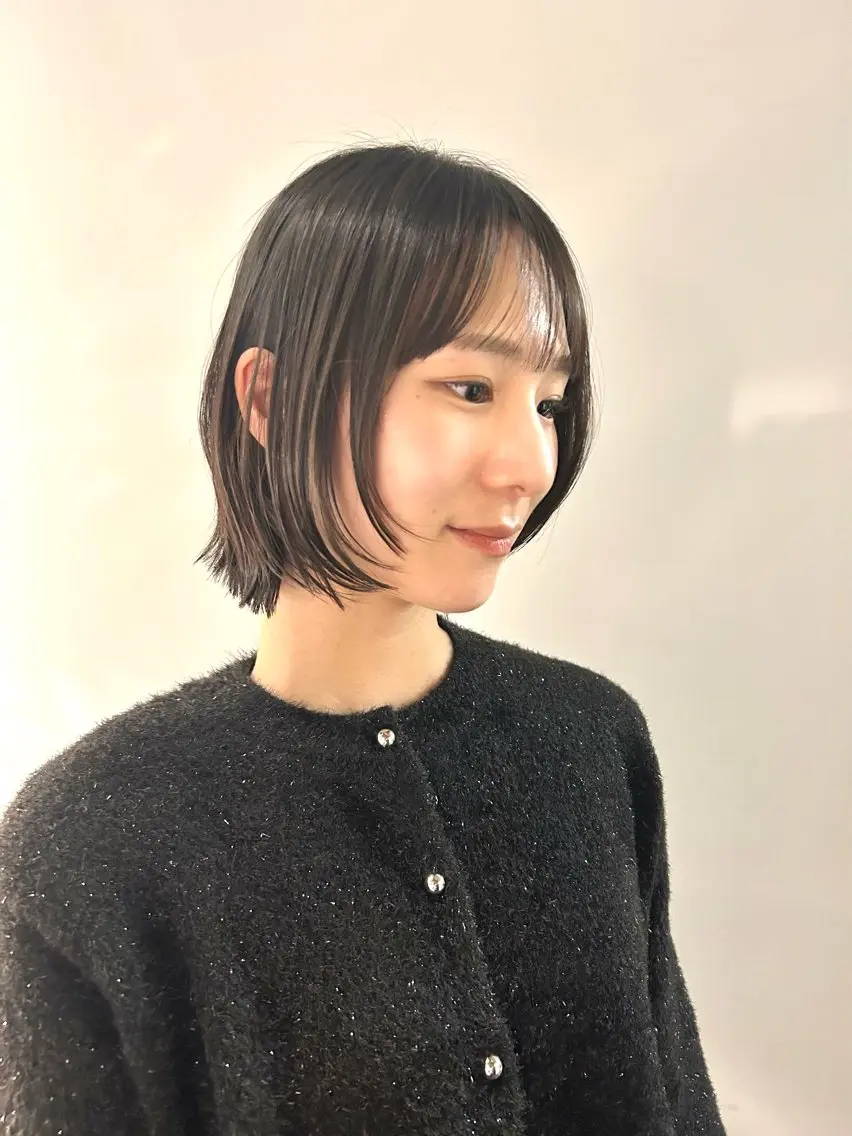 ショート ボブ ショートヘア 山崎 愛莉のヘアスタイル
