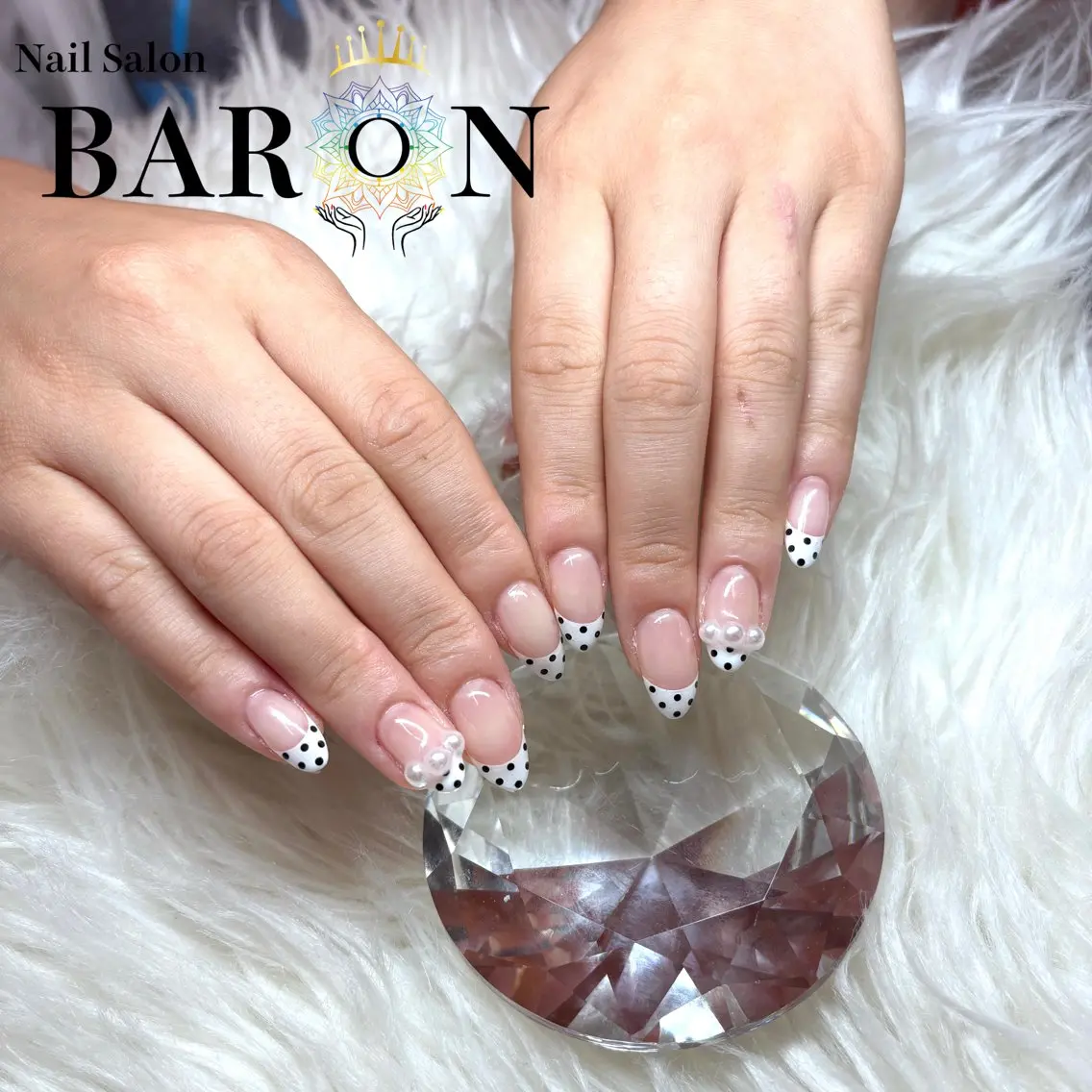ネイル ストーンネイル ハンドネイル BARON WAKAのネイルデザイン