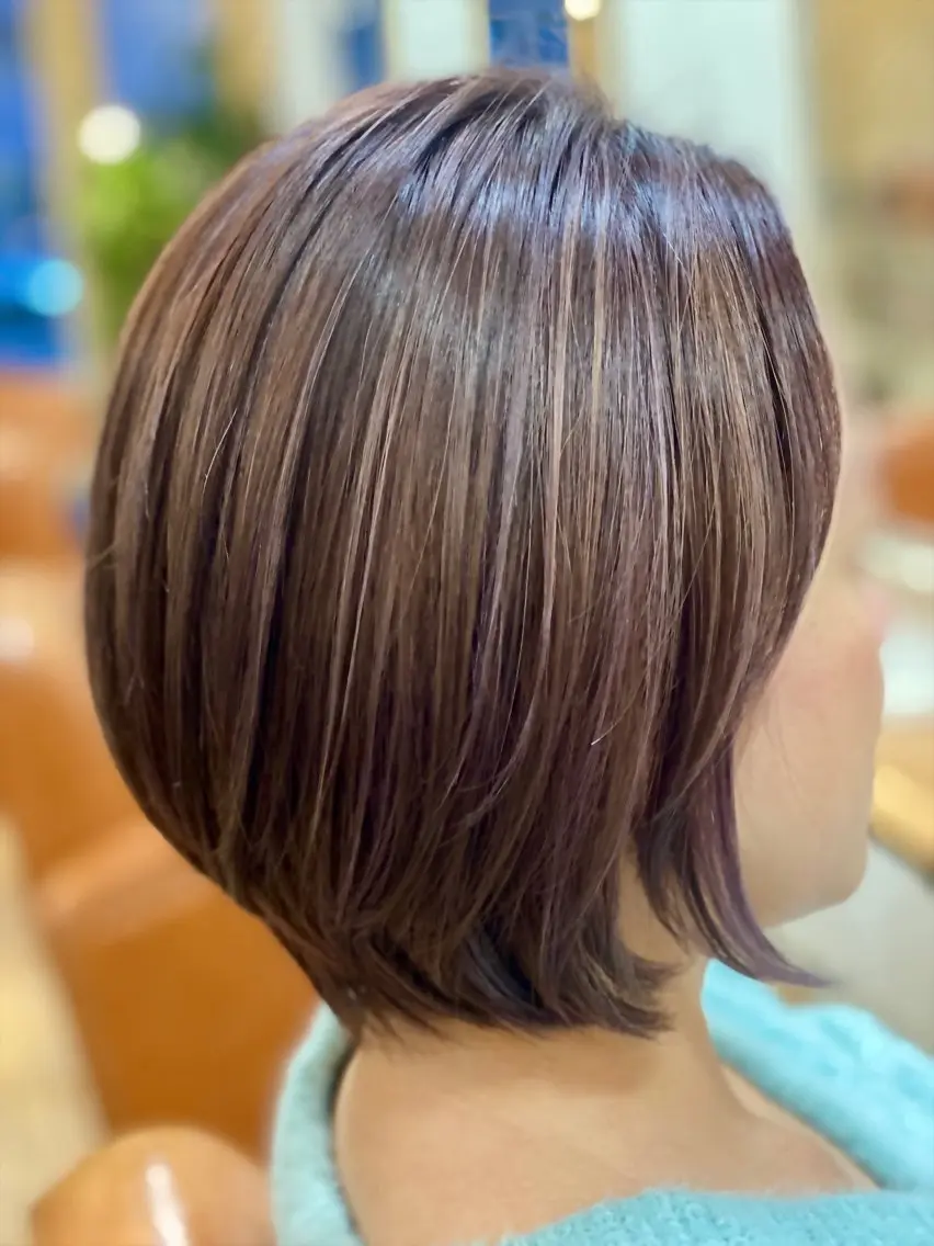 カラー カット ヘアカラー 岡田 里奈のヘアスタイル