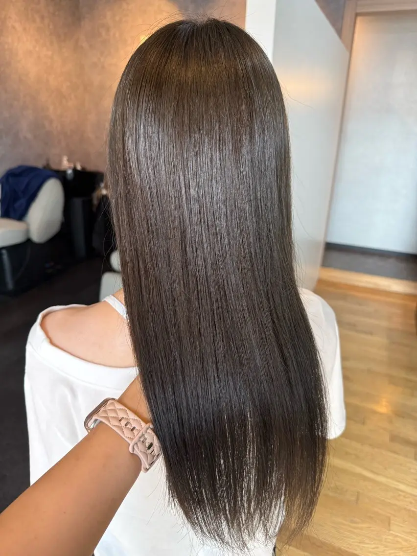 カラー グレージュ オリーブグレージュ オリーブグレー カット ヘアカラー トリートメント 似合わせ/ナチュラル ヘア/ゆづきのヘアスタイル