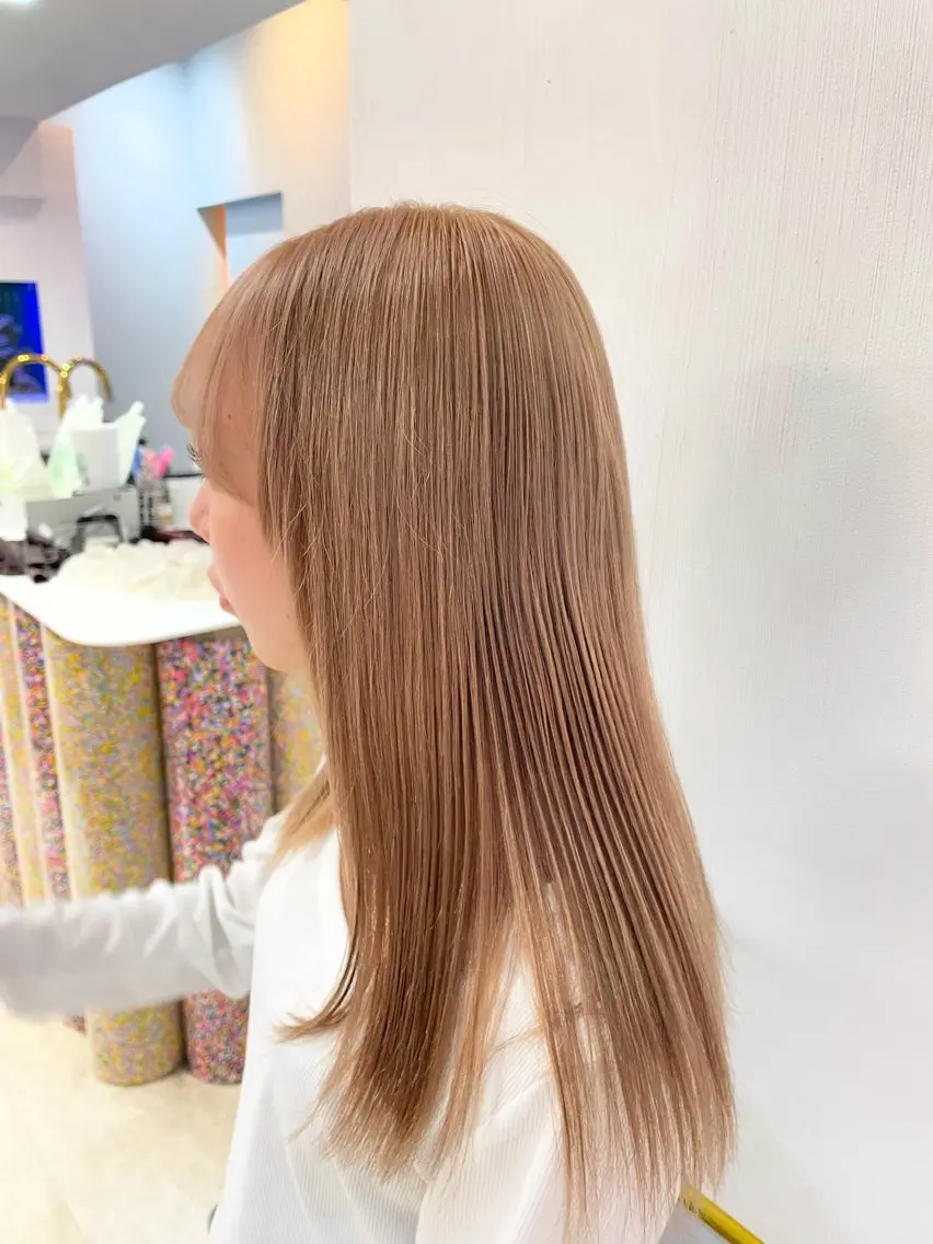カラー ヘアカラー トリートメント ヘアセット 透明感艶カラー 💛MAHO💛のヘアスタイル