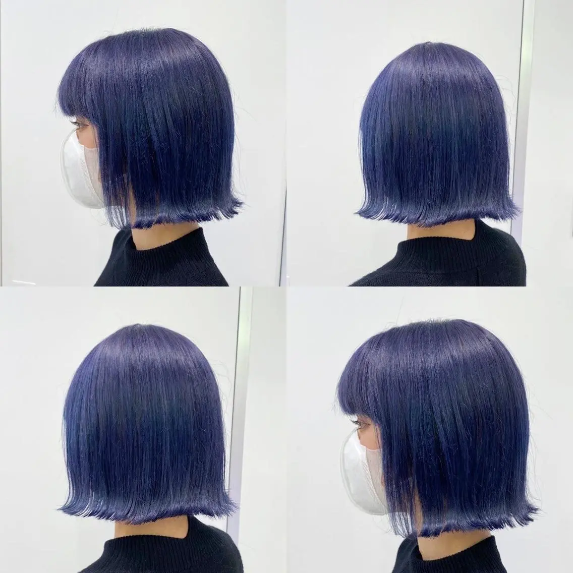 ショート カラー ヘアアレンジ メンズ 🦋重くない暗髪🦋 Hana🦋のヘアスタイル