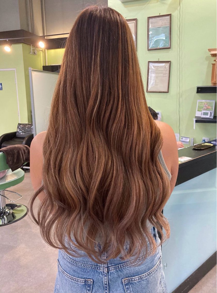 ロング カラー バレイヤージュ レイヤーカット ヘアカラー トリートメント GAKU【メンズ カット/パーマ】のヘアスタイル