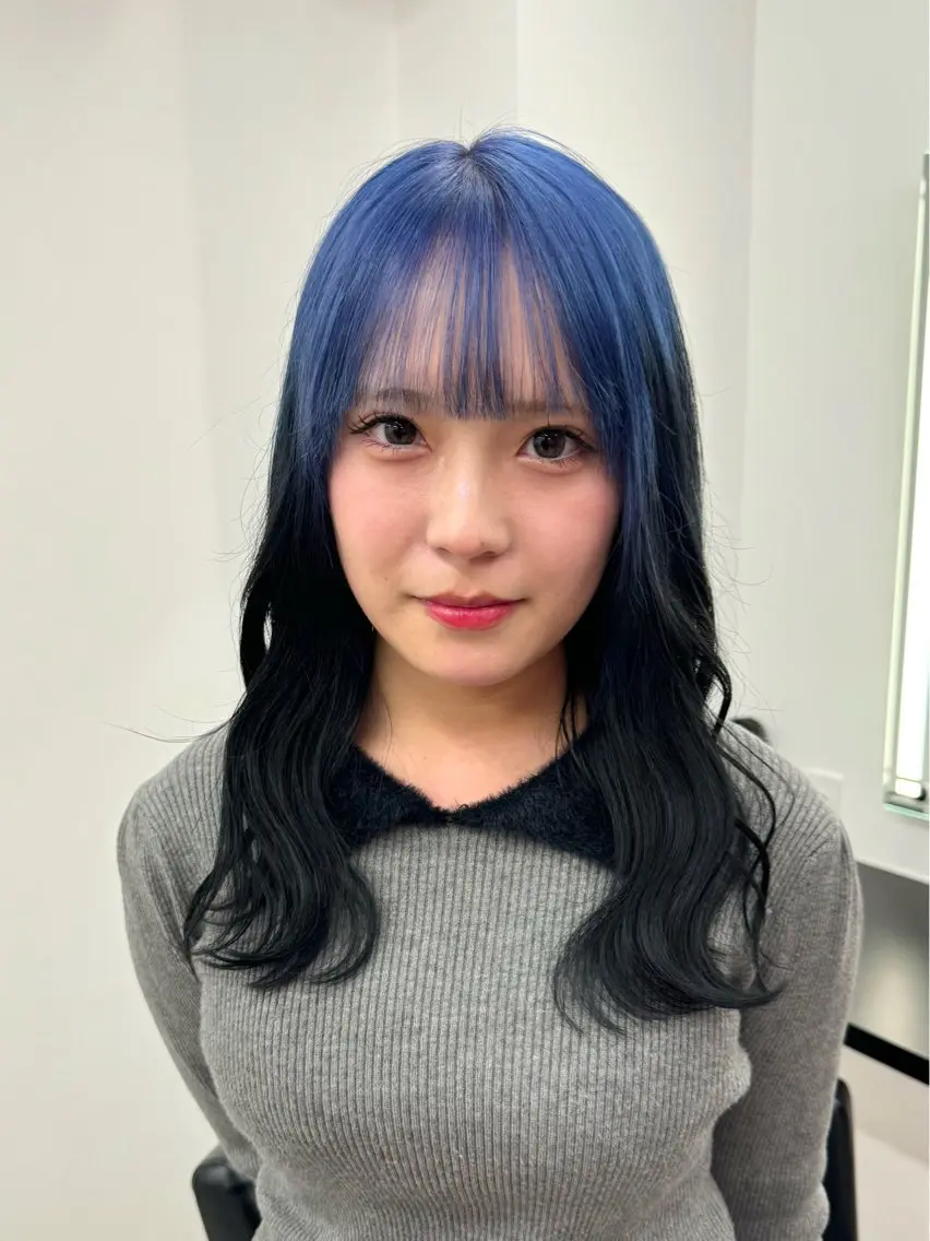 セミロング カラー ブリーチ ダブルカラー トリートメント ❤️‍🔥池袋 / shu❤️‍🔥のヘアスタイル