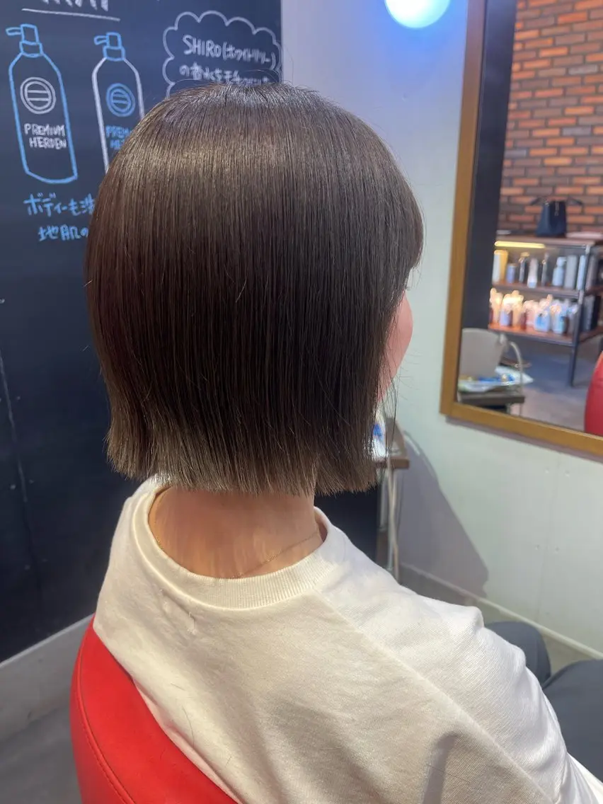 ショート ボブ 外ハネヘア 今田 茜のヘアスタイル