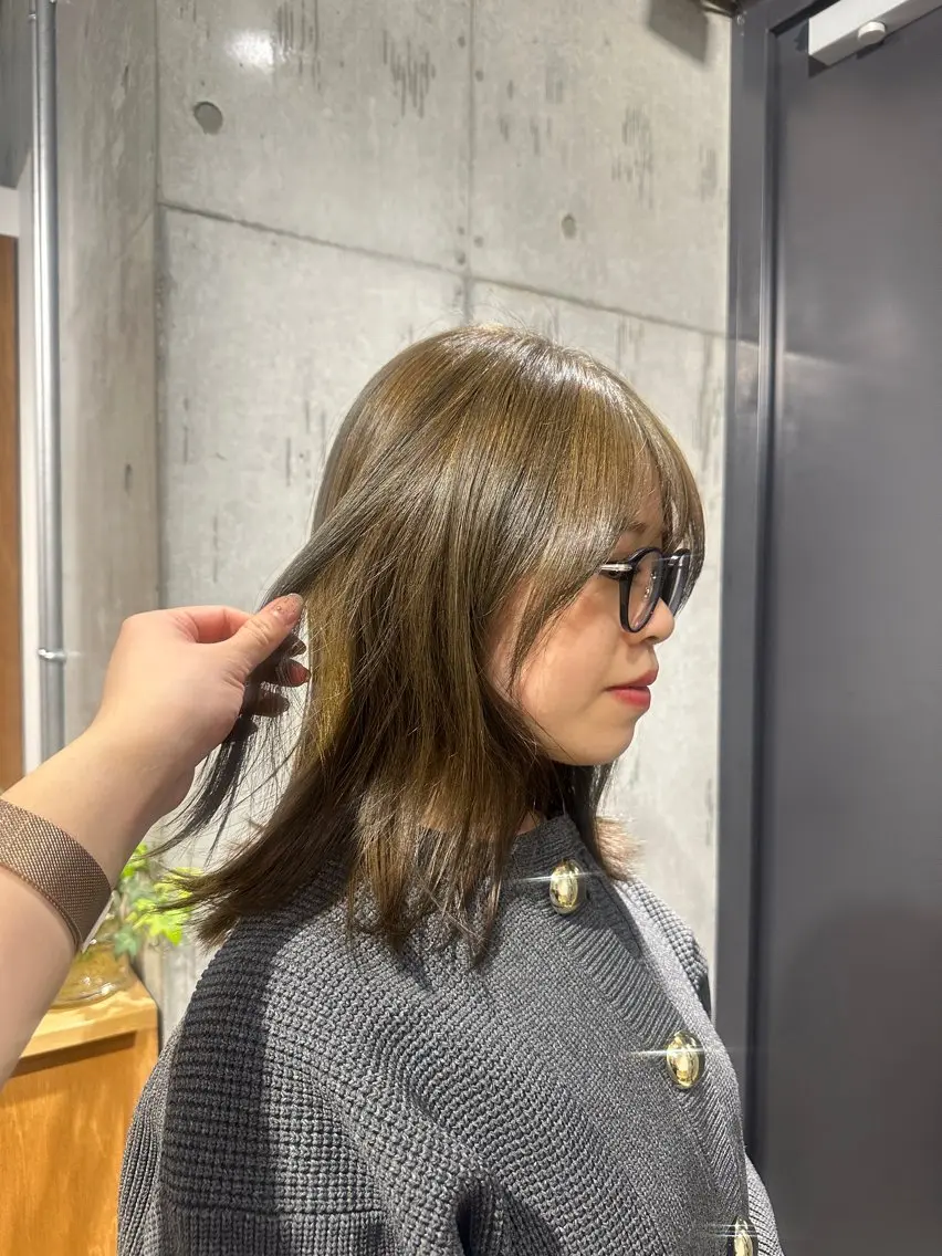 ミディアム 中里 凜/無料カット 🎀/自由が丘のヘアスタイル