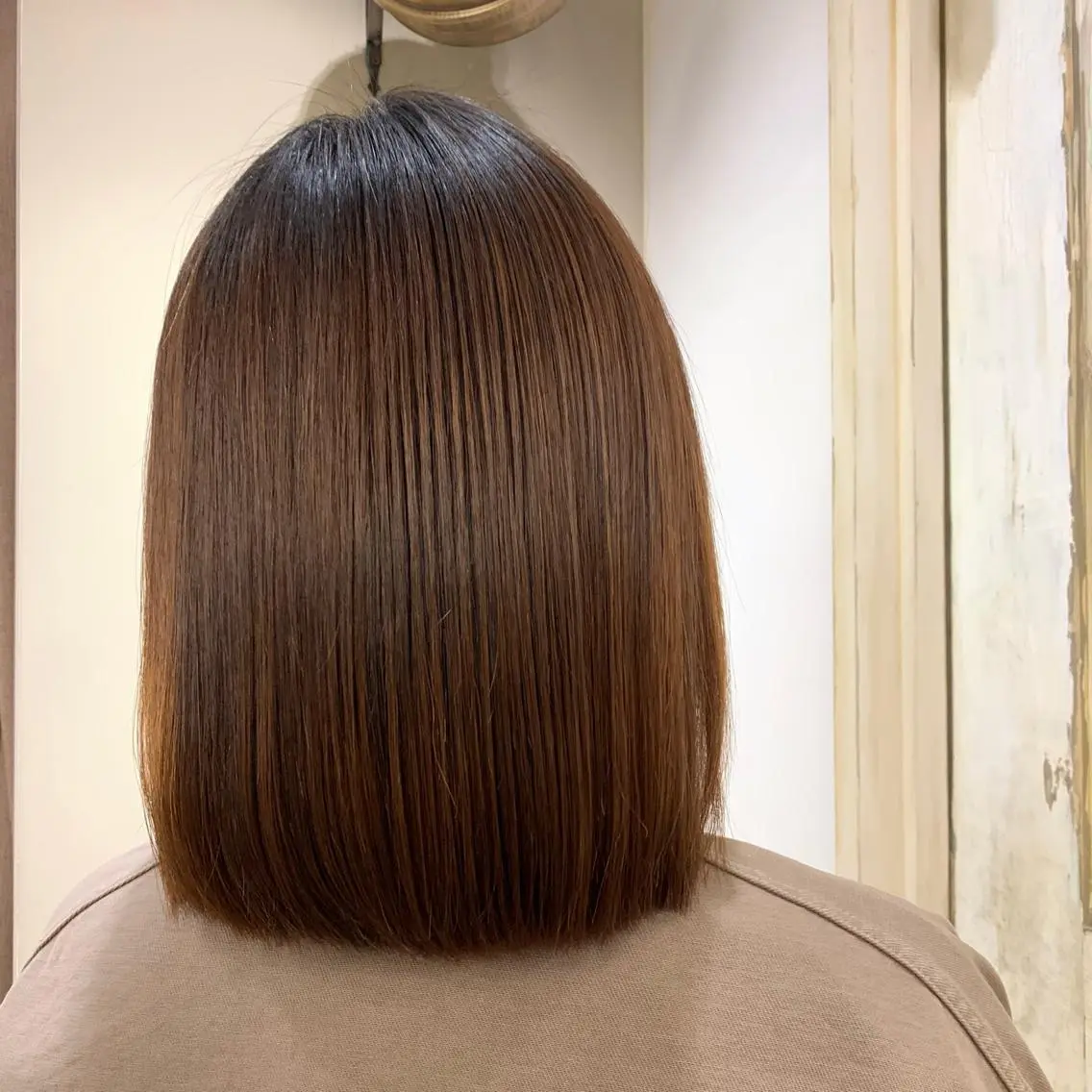 ミディアム 髪質改善 縮毛矯正 トリートメント 縮毛矯正専門美容師 宮本遼のヘアスタイル