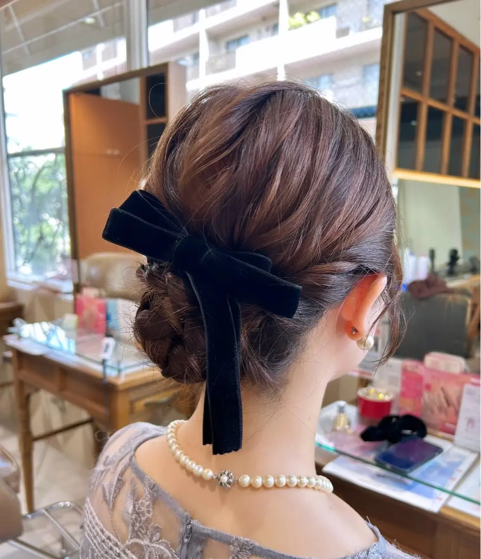 パーティーヘアセット🩰🎀*・゜の写真
