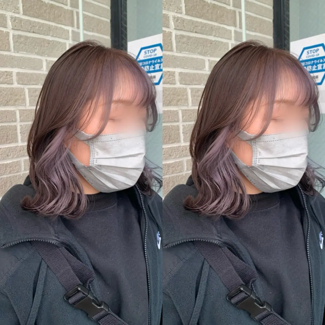 ミディアム カラー ヘアアレンジ カット ヘアカラー kei🤎ベージュ /透明感カラー/博多のヘアスタイル