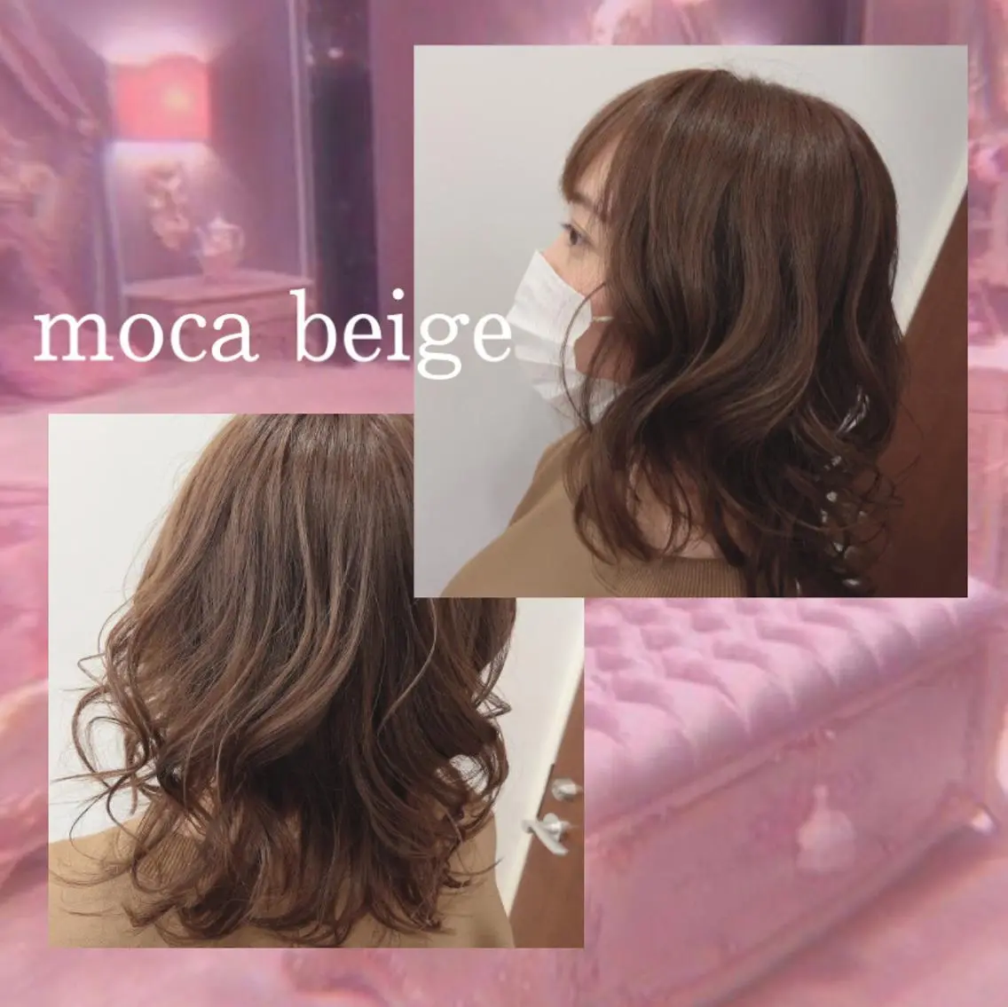ミディアム カラー ヘアアレンジ カット ヘアカラー トリートメント 🎀トップスタイリ スト湯川響🎀のヘアスタイル