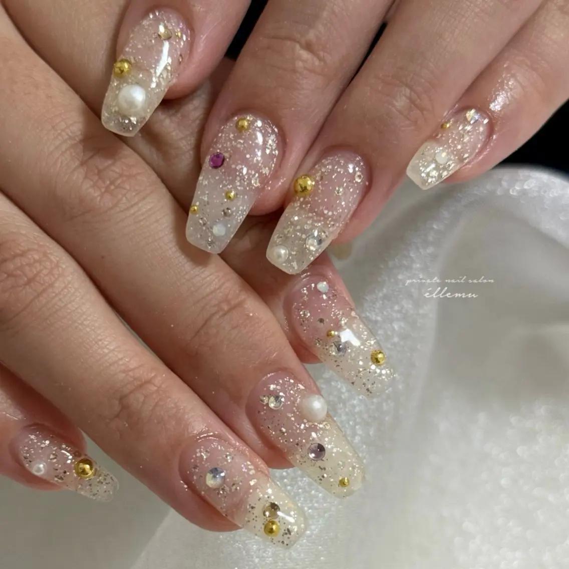 ネイル ハンドネイル éllemu えるみゅのネイルデザイン