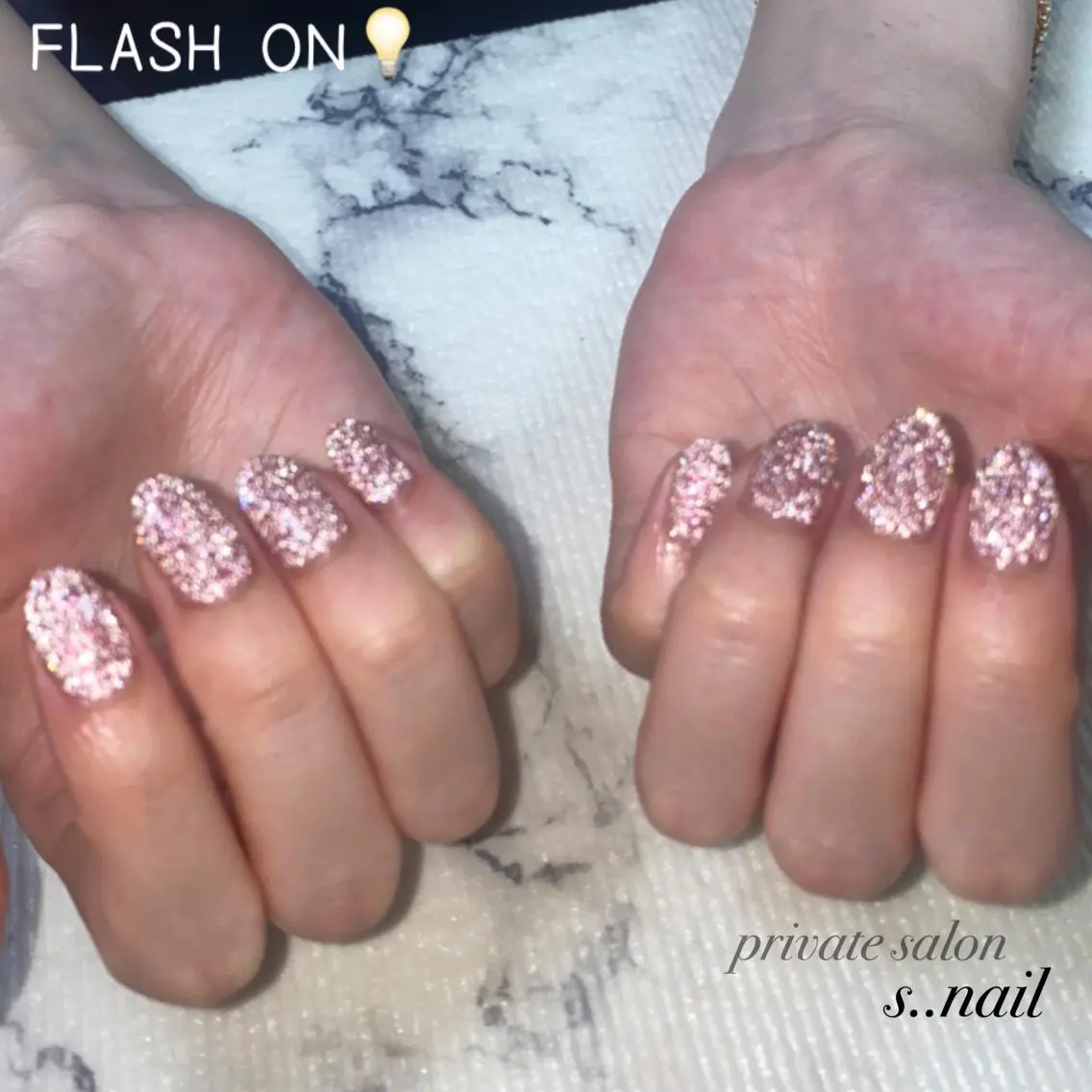 ネイル ラメ(グリッター) ワンカラーネイル ハンドネイル フットネイル s..nail / MORITAのネイルデザイン