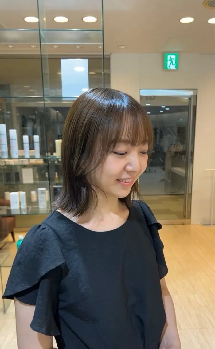 ミディアム カラー カット ヘアカラー 末武 佑太のヘアスタイル