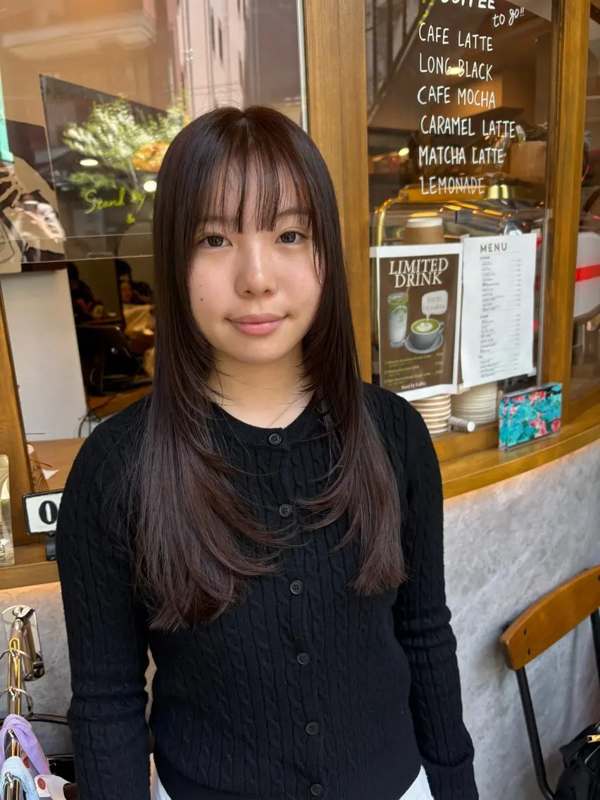 ロング レイヤーカット 海外風レイヤー🥥 NANAのヘアスタイル