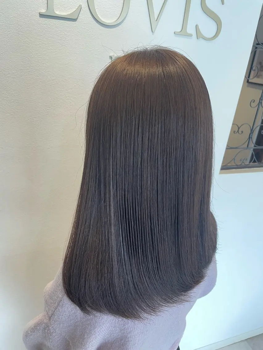 セミロング カラー 【メンズ特化】池袋 韓国スタイル飯塚のヘアスタイル