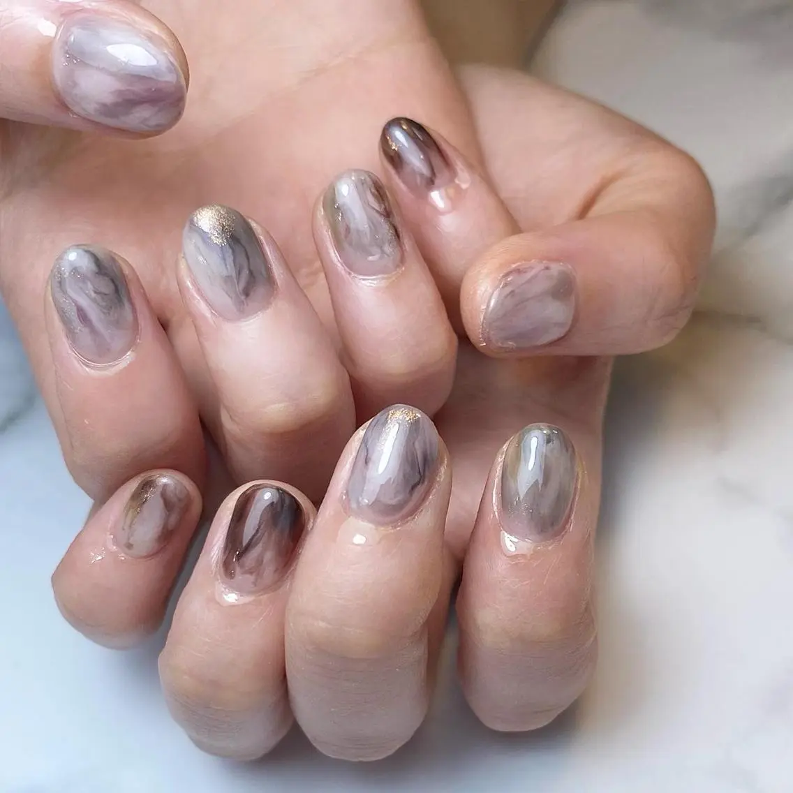 ネイル ニュアンスネイル ハンドネイル ameria meguのネイルデザイン