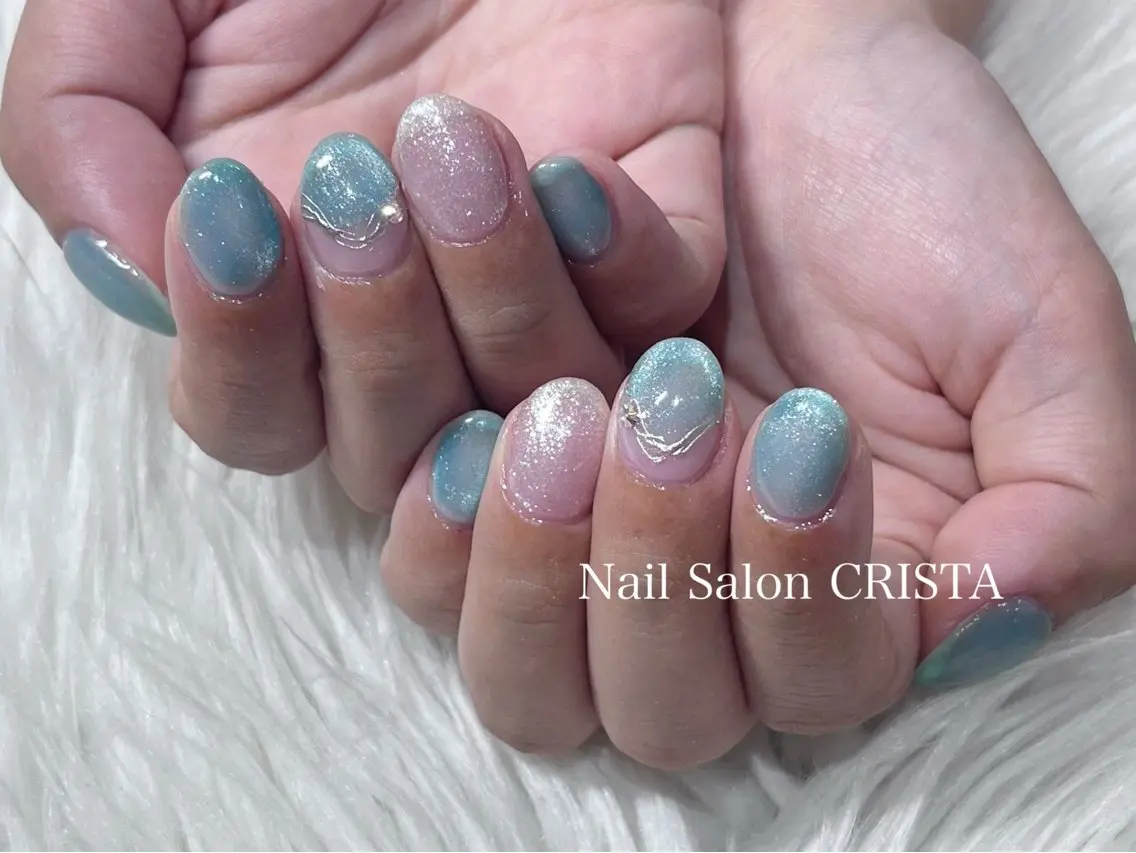 ネイル ハンドネイル CRISTA 🫧ヒナタのネイルデザイン