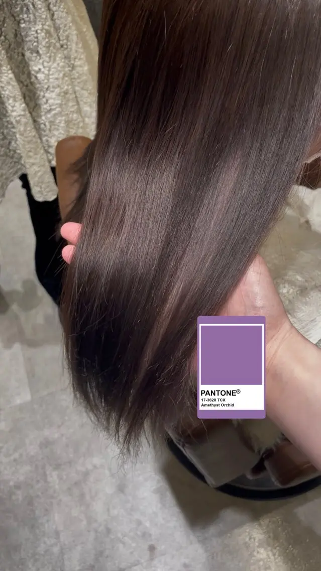 セミロング カラー ヘアカラー トリートメント 佐藤由依/レイヤー /ハッシュカットのヘアスタイル