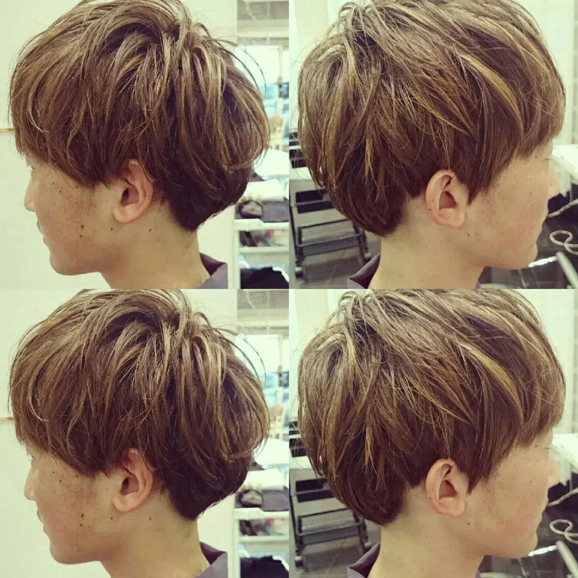men'sカット＋カラーの写真