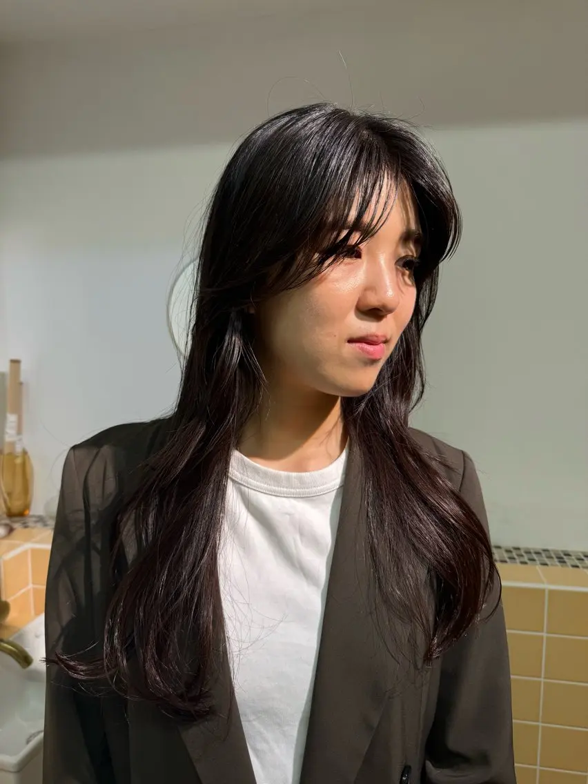 ロング カラー レイヤーカット Seeknext // Rukaのヘアスタイル