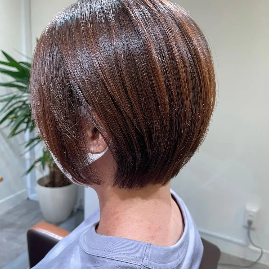 ショート カラー ショートボブ ハンサムショート アクアカラー アッシュ アッシュグレー navile原宿 yumaのヘアスタイル