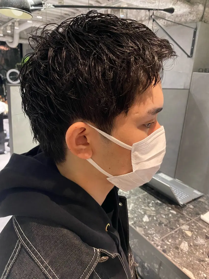 ショート メンズ カット 🔱メンズパーマ特化 🔱山下和輝のヘアスタイル