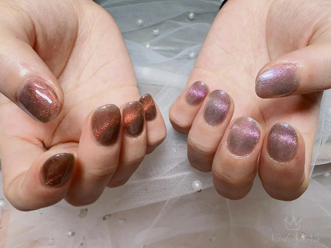 ショート カラー ネイル ハンドネイル Nail NaNaのネイルデザイン