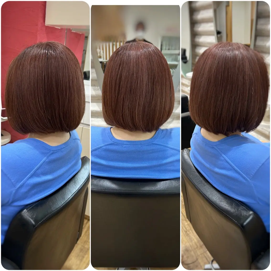 ミディアム カラー 髪質改善 カット ヘアカラー トリートメント KON|ごまかさない 艶。酸熱×精密カットのヘアスタイル