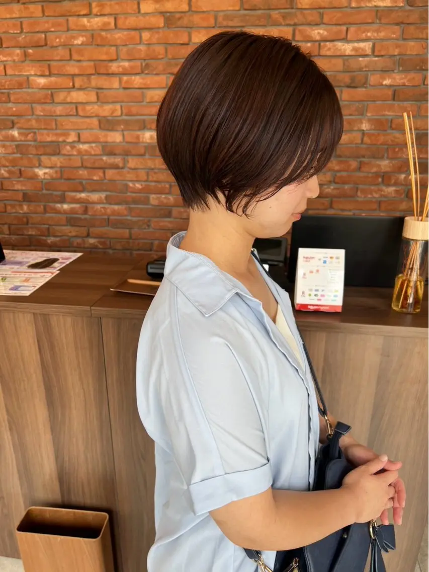 ショート 顔周りカット ショートヘア カット りん 【ショートヘア】のヘアスタイル