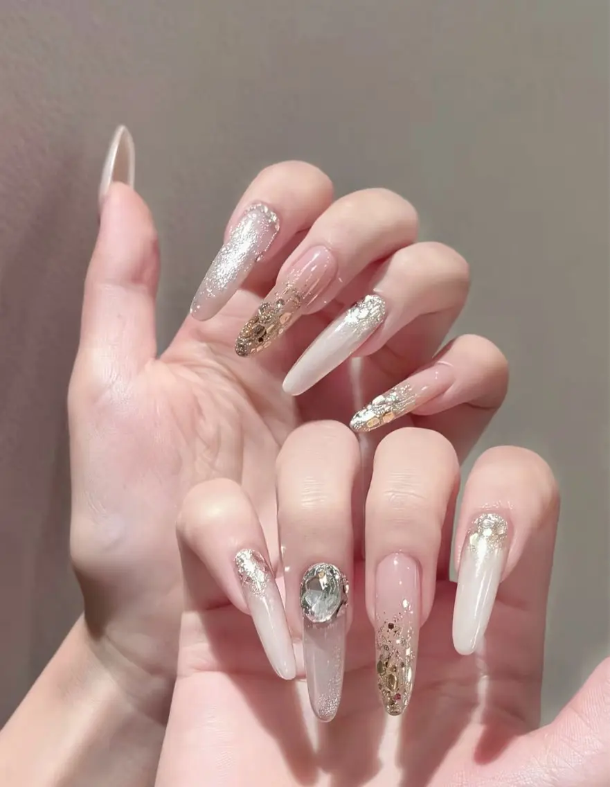 ネイル 長さ出し フットネイル ジェルネイル 韓国ネイル マグネットネイル YMT NailStudioのネイルデザイン