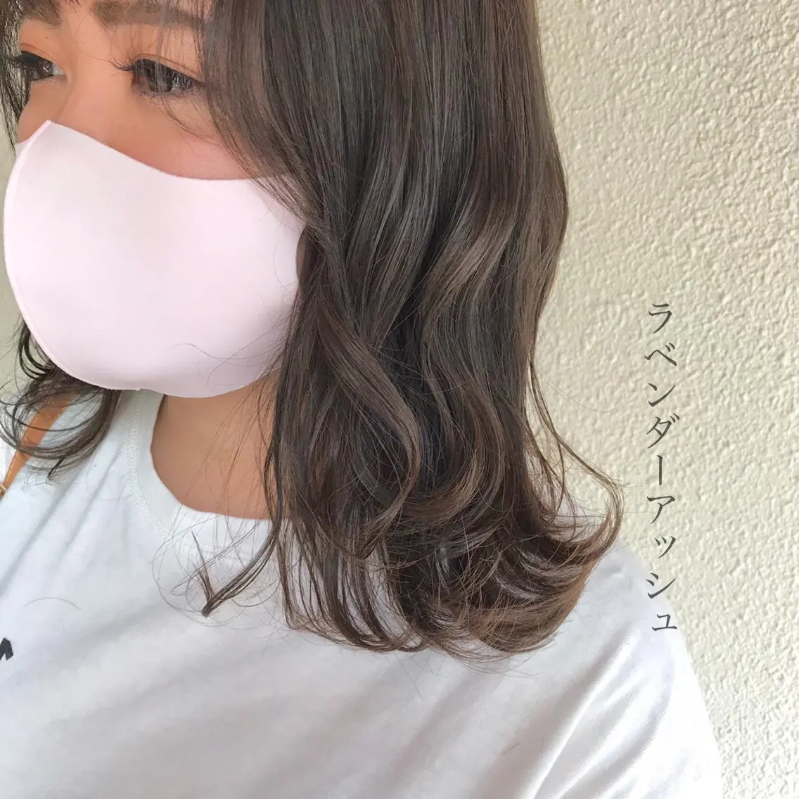 ミディアム カラー アッシュ ラベンダーカラー 清水 ちひろ ✄トップスタイリストのヘアスタイル