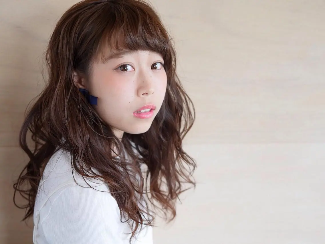 ロング パーマ 中西 美加のヘアスタイル